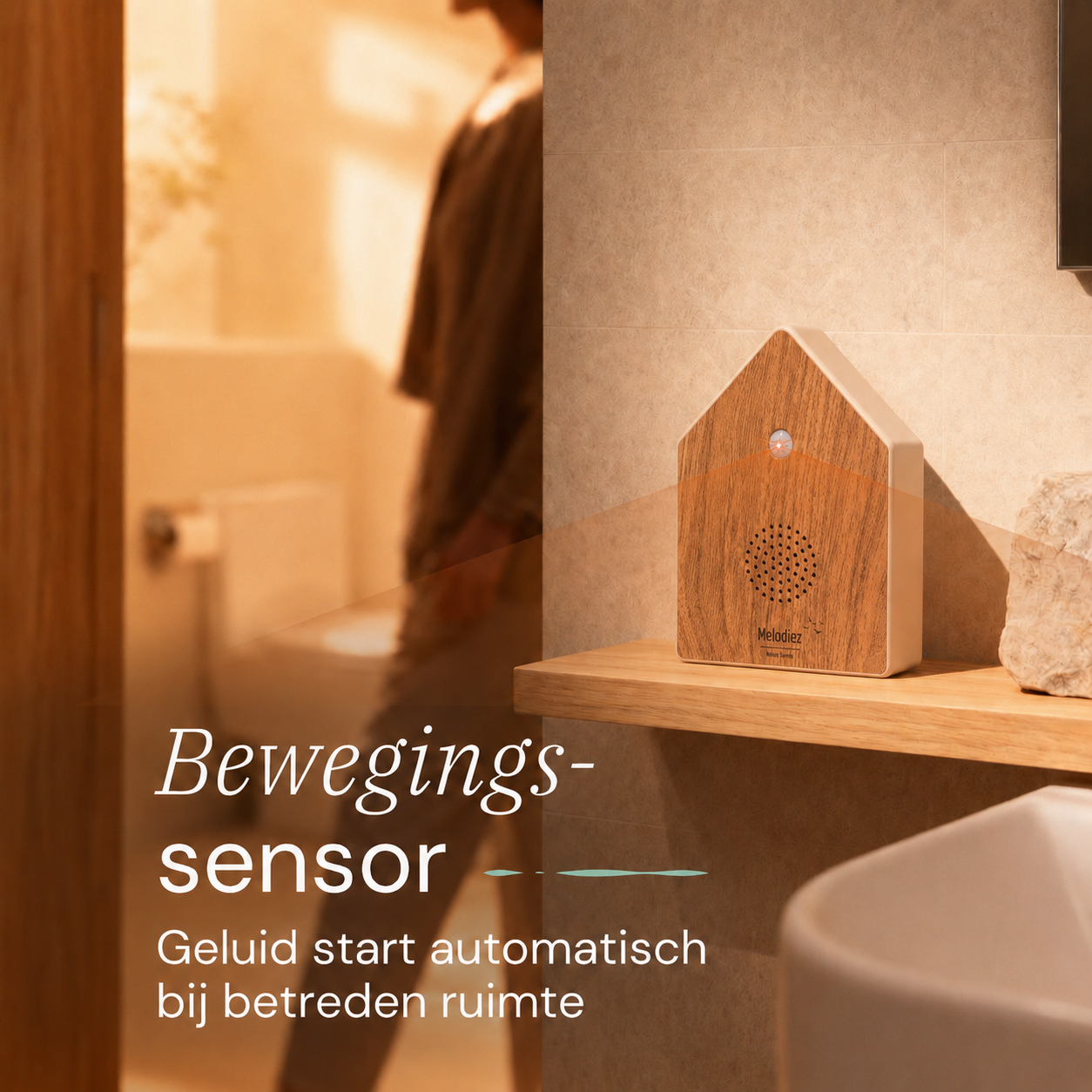 Melodiez Nature Box Deluxe Oak Light: Bewegungssensor
