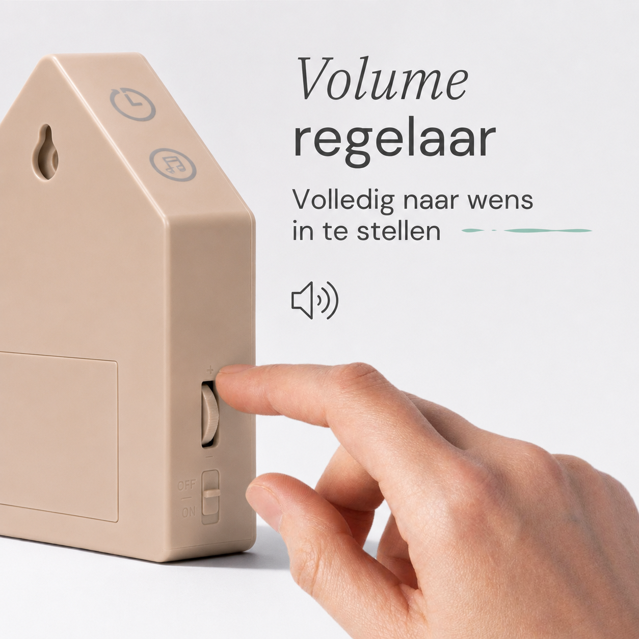 Melodiez Nature Box Deluxe Oak Light: Einstellbare Lautstärke