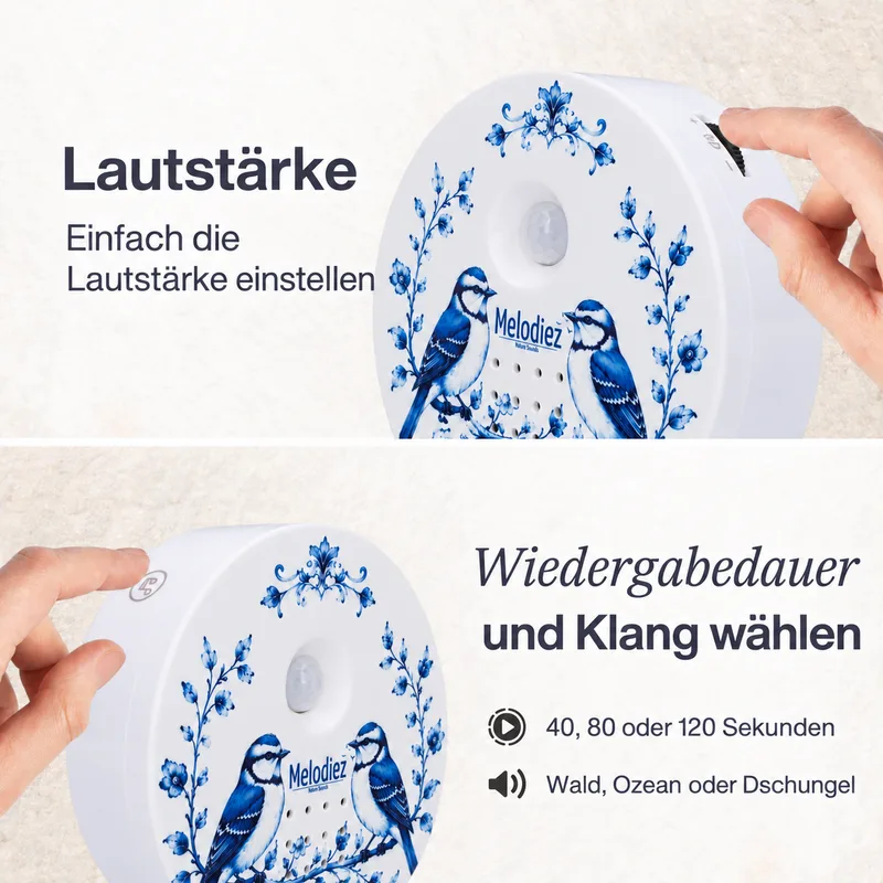Melodiez Nature Box Delfter Blau: Wichtigste Merkmale