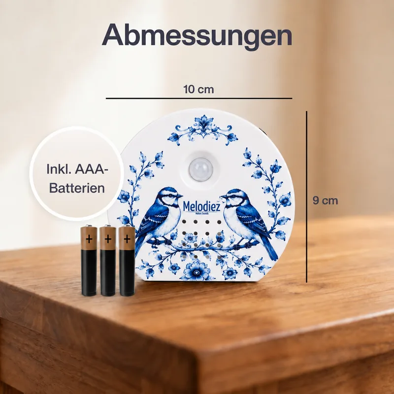 Melodiez Nature Box Delfter Blau: Abmessungen