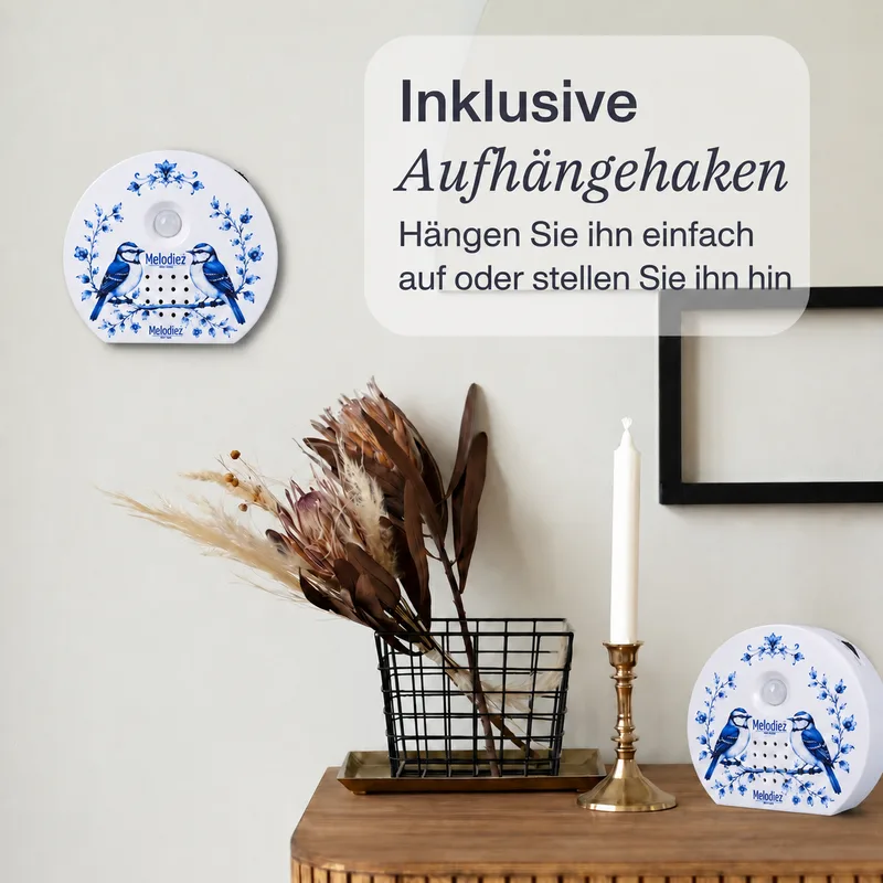 Melodiez Nature Box Delfter Blau: Aufhängen oder hinstellen
