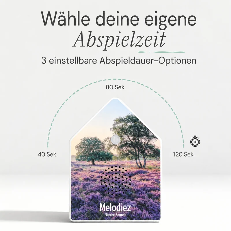Melodiez Nature Box Lavender Dawn: Einstellbare Spieldauer