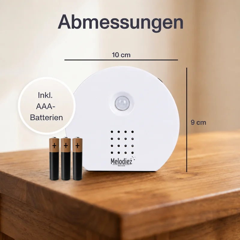 Melodiez Nature Box Weiß: Abmessungen
