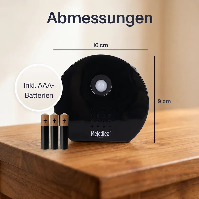 Melodiez Nature Box Schwarz: Abmessungen