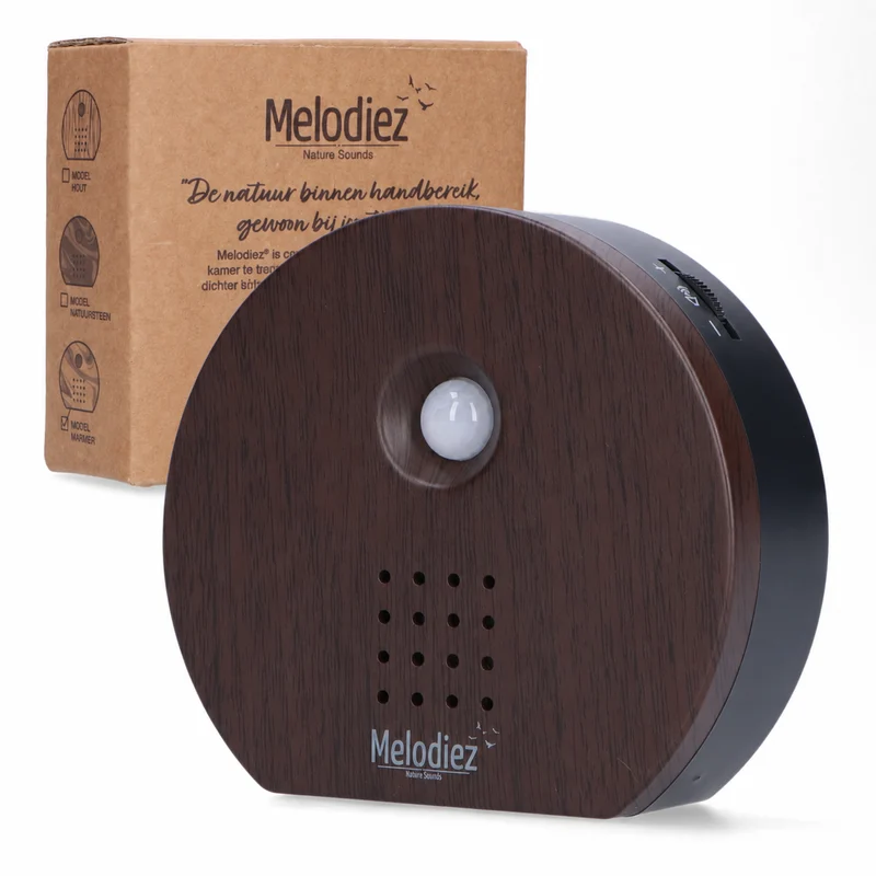Melodiez Nature Box Ebenholz: Produkt mit Verpackung