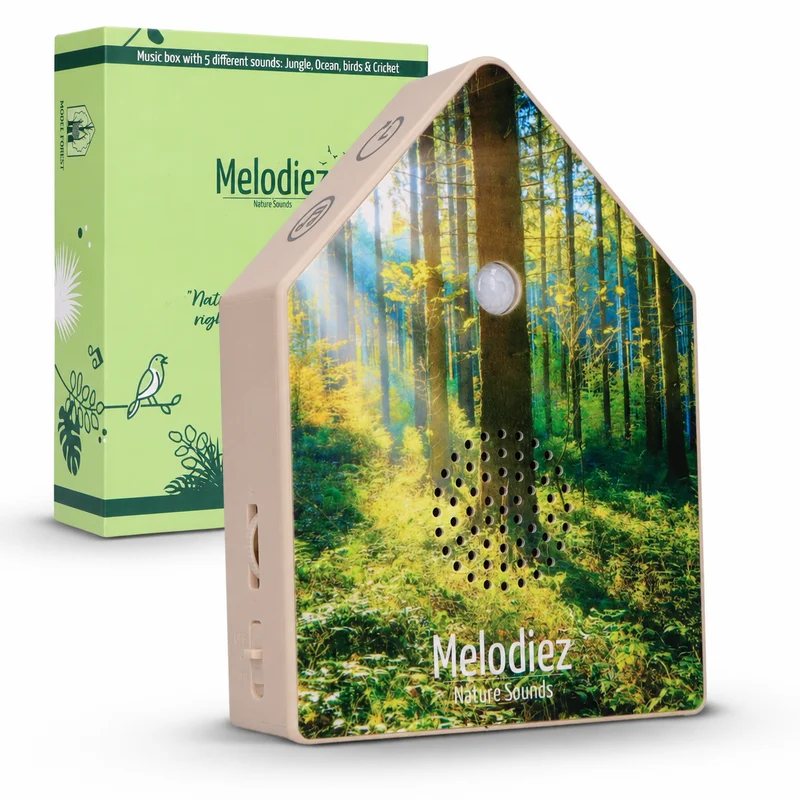 Melodiez Nature Box Forest Light: Produkt mit Verpackung