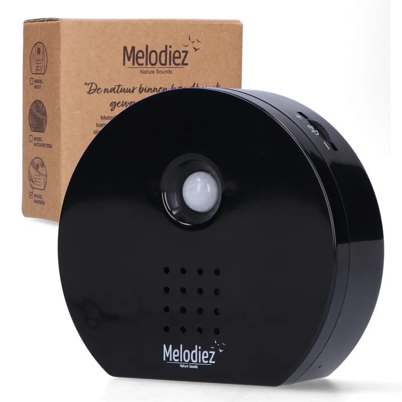 Melodiez Nature Box Schwarz: Produkt mit Verpackung
